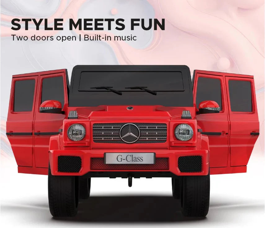 EMotorad Mercedes Benz G-Wagon Ride-On Car for Kids (Red)