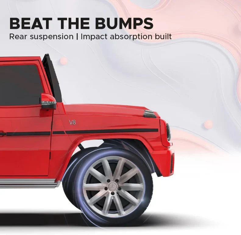 EMotorad Mercedes Benz G-Wagon Ride-On Car for Kids (Red)