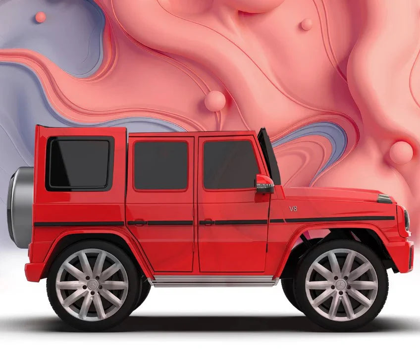 EMotorad Mercedes Benz G-Wagon Ride-On Car for Kids (Red)