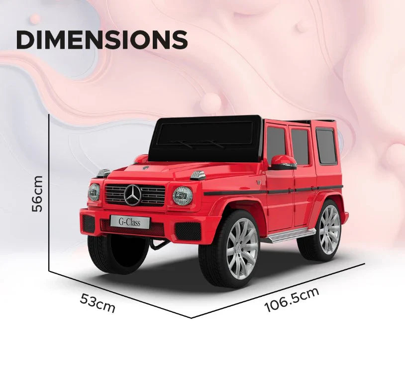 EMotorad Mercedes Benz G-Wagon Ride-On Car for Kids (Red)