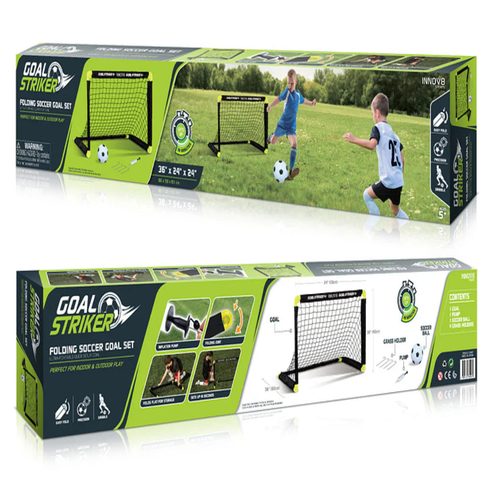 Innov8 Folding Soccer Goal Set 3Ft*2Ft*2Ft
