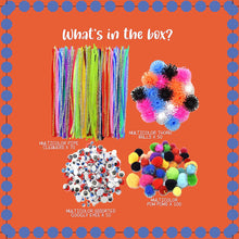 Kalakaram Pom Pom Crafts Kit for Kids, DIY Fun Activity for Kids 5 Year Old, DIY Hobby Crafts for Kids, Pom Pom Activity Kits, Multi Color, Art Craft Kit for Kids, Pack of 270 Pieces