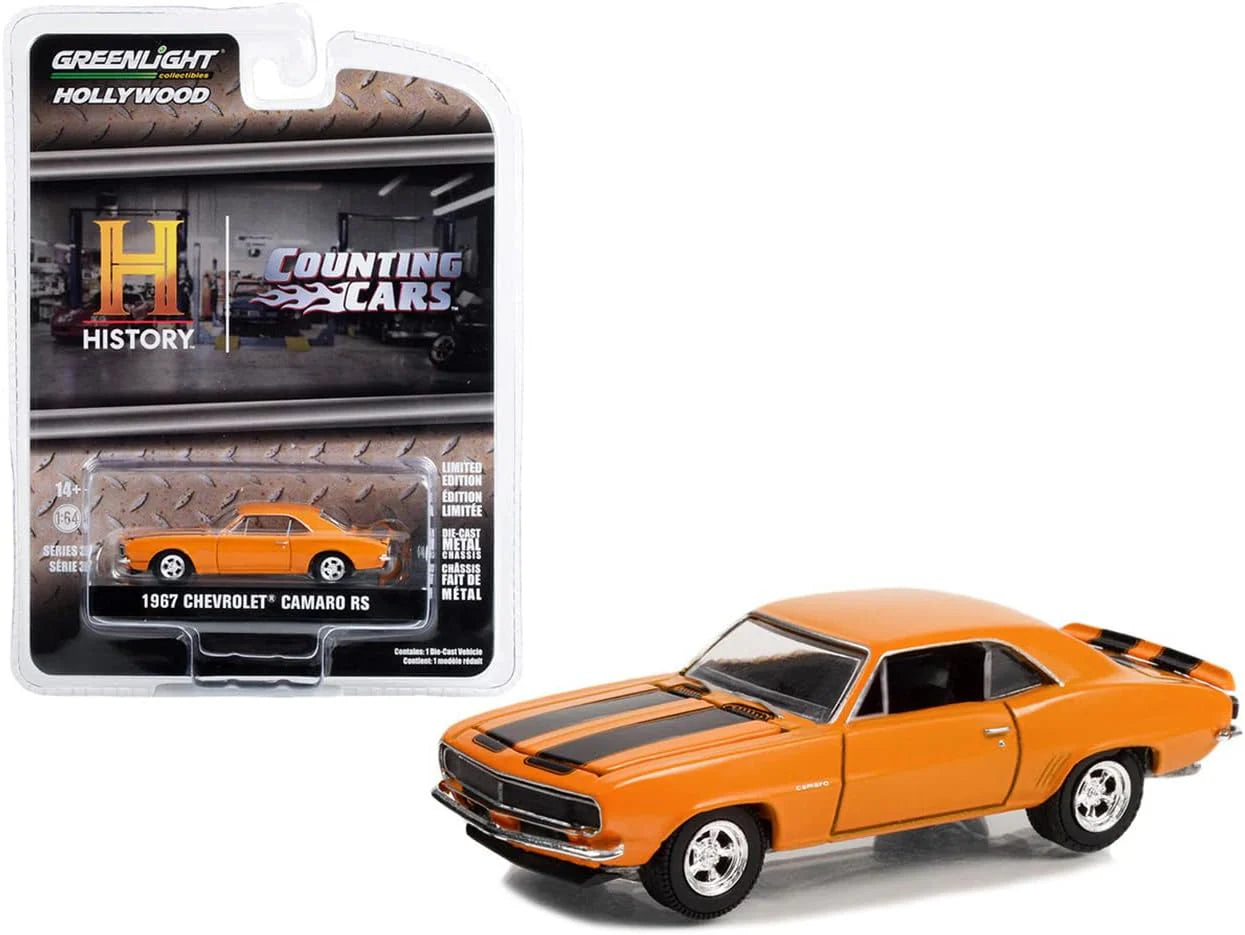 Greenlight Hollywood – Counting Cars 1967 Chevrolet Camaro RS (History Channel Series) 1:64 Scale Die-Cast Car