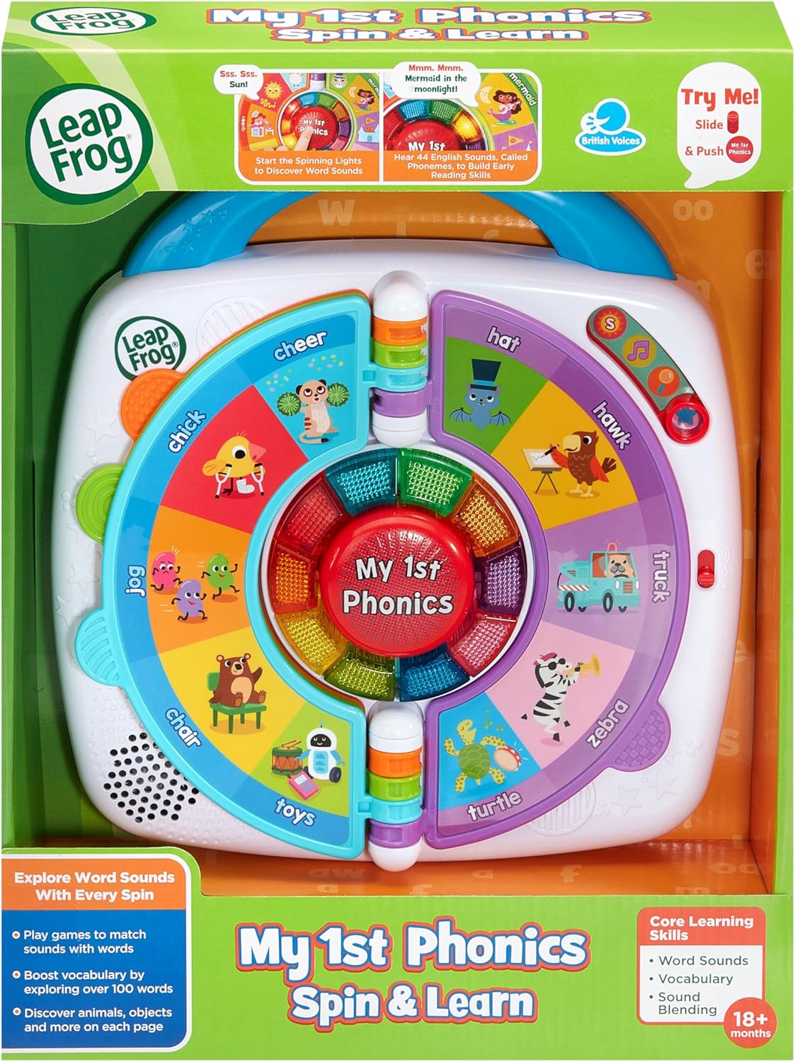 LeapFrog My 1st Phonics: Spin & Learn, Educational Toy