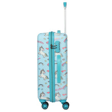 22 Inch UNICORN Hard Sided Kids Trolley Bag / Suitcase for Travel
