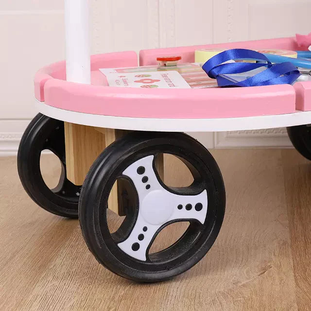 WOODEN DOCTOR TROLLEY