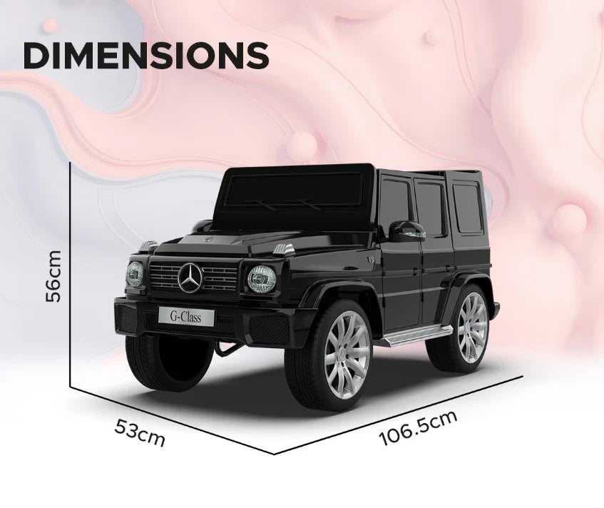 EMotorad Mercedes Benz G-Wagon Ride-On Car for Kids Black