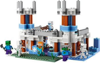 LEGO Minecraft The Ice Castle 21186 Building Kit (499 Pieces)