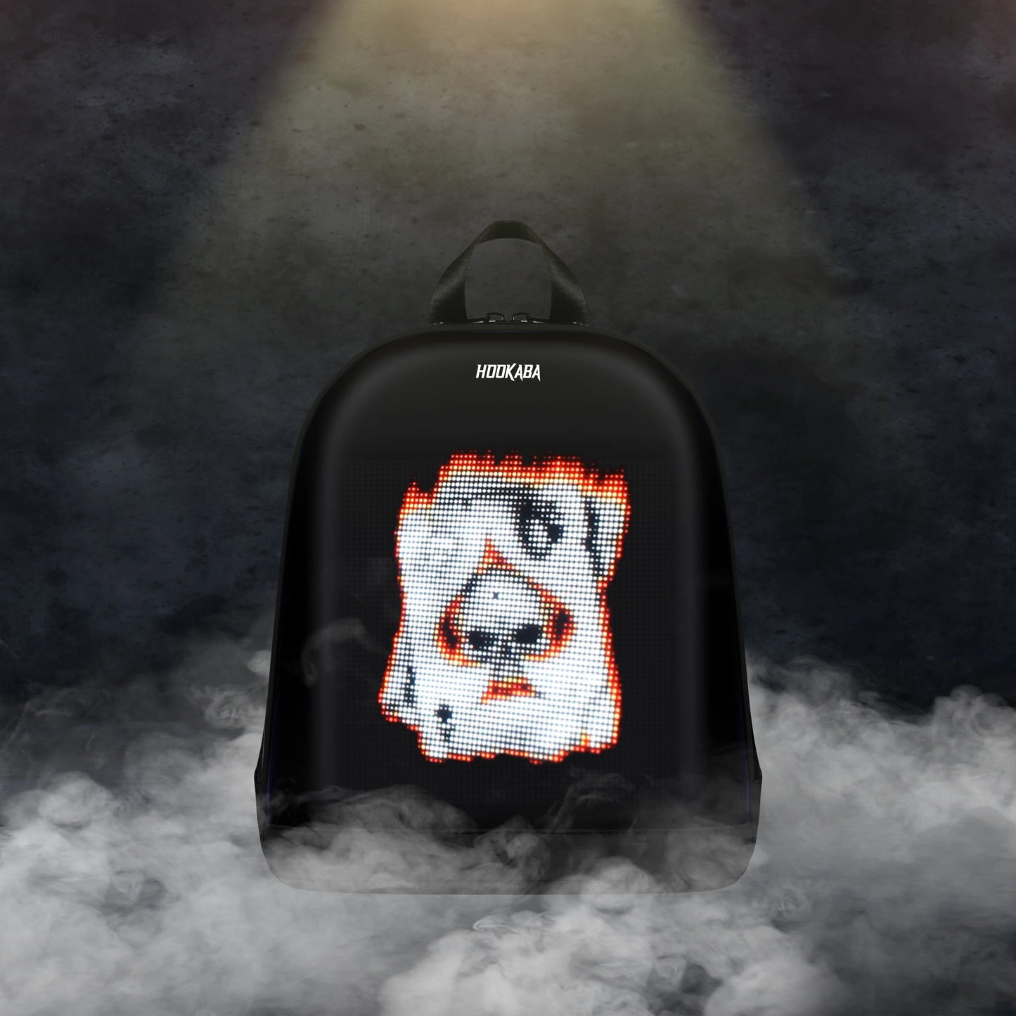 Hookaba BOLD BLING BAG, | Smart Pixel Display Bag | App Controlled, USB charge, Programmable Screen & Water Resistant