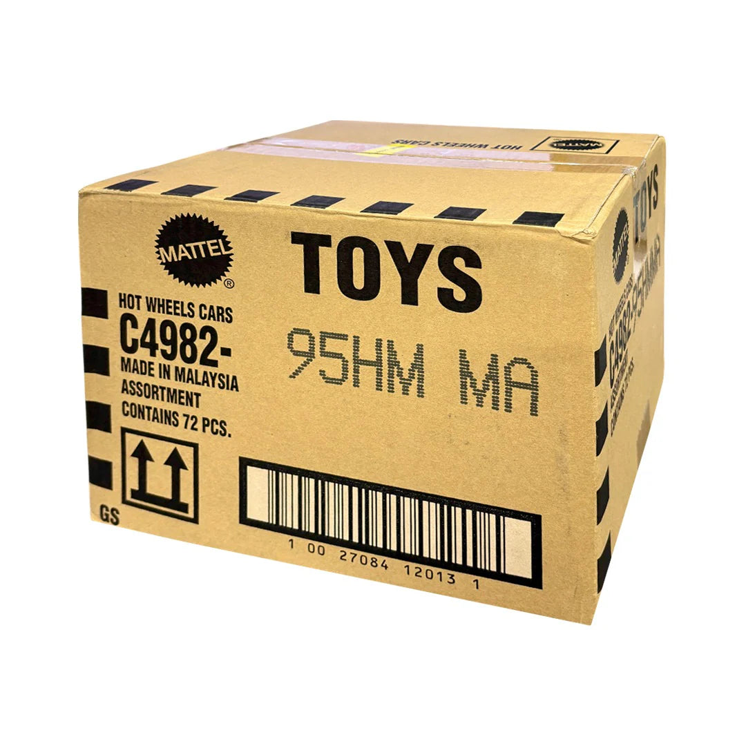 Hot Wheels 2025 Factory-Sealed Case M (95HM MA) – 72 Die-Cast Cars by Mattel (Brand New Box)