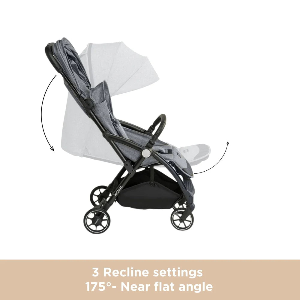 Leclerc baby Influencer Air Stroller Violet Grey