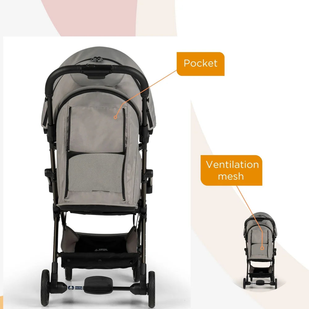 Leclerc baby Influencer Air Stroller Violet Grey