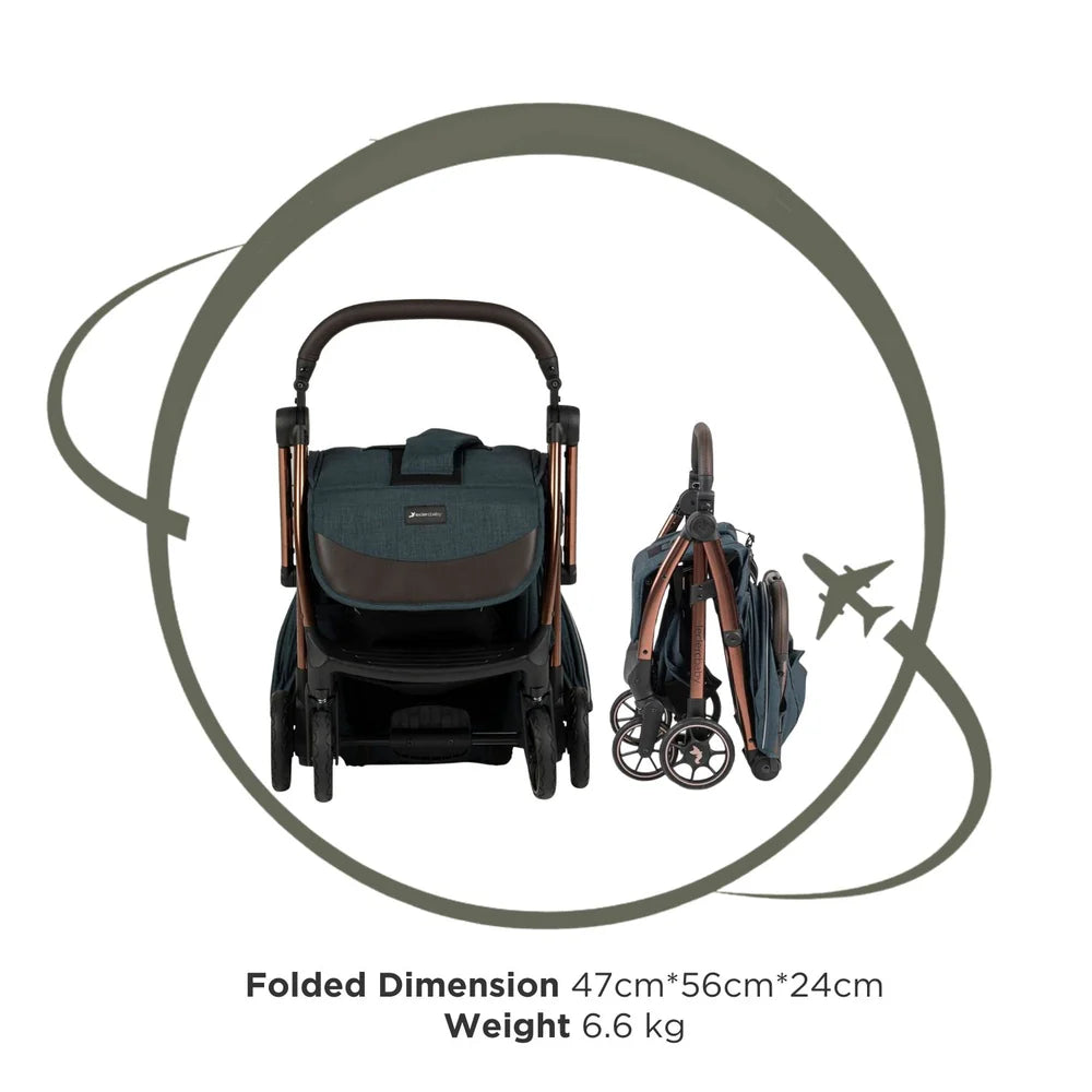Leclerc baby Influencer Air Stroller Denim Blue