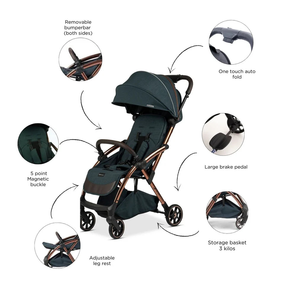 Leclerc baby Influencer Air Stroller Denim Blue