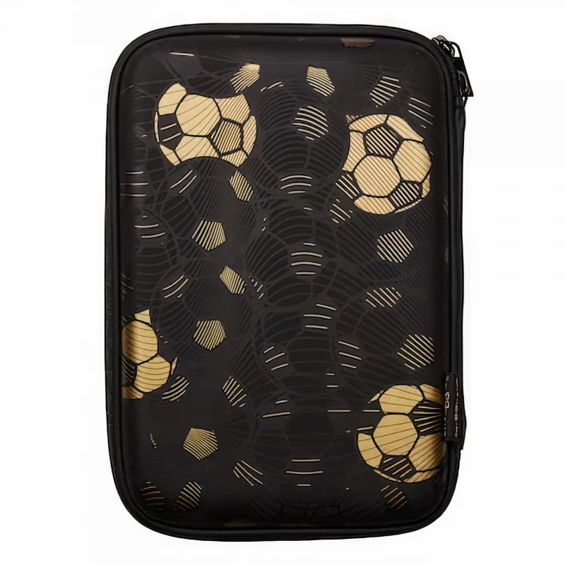 Smiggle Hardcase Pencil Case for Kids - FOOTBALL
