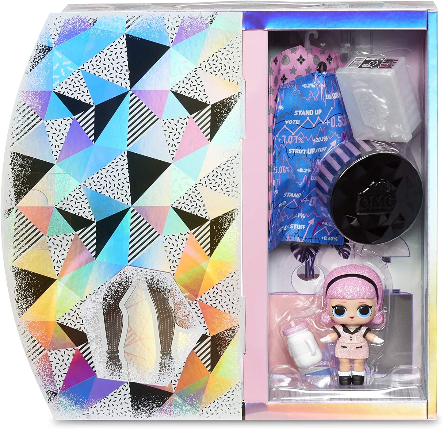 L.O.L. Surprise! O.M.G. Winter Chill Big Wig Fashion Doll & Madame Queen Doll with 25 Surprises