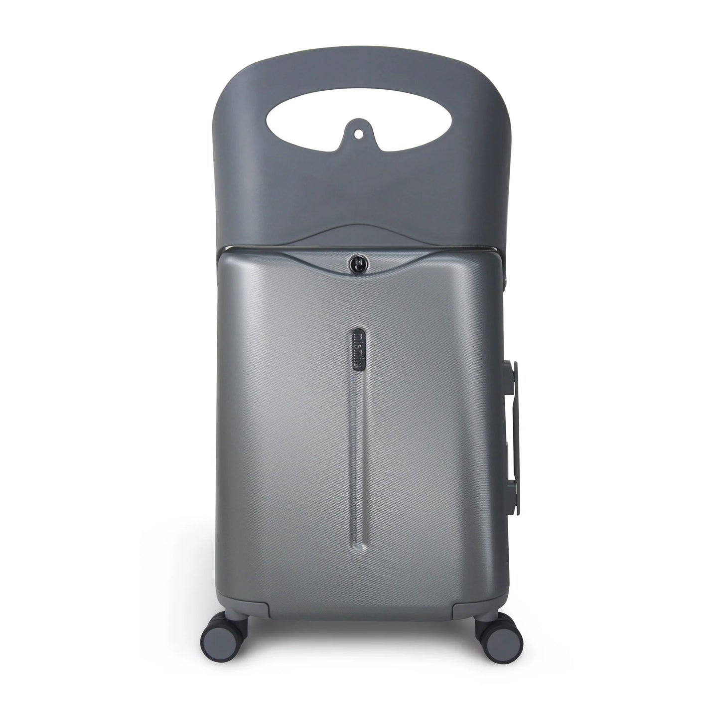MIAMILY CHARCOAL GREY RIDE-ON TROLLEY CARRY-ON LUGGAGE 18 INCHES