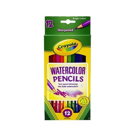 Crayola 12ct Watercolor Colored Pencils