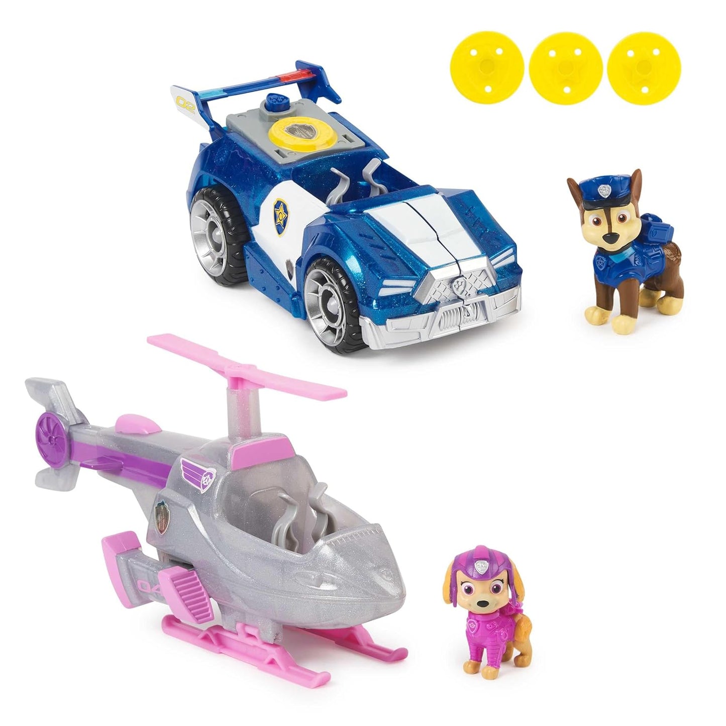 Paw Patrol The Mighty Movie, 2 Car Set