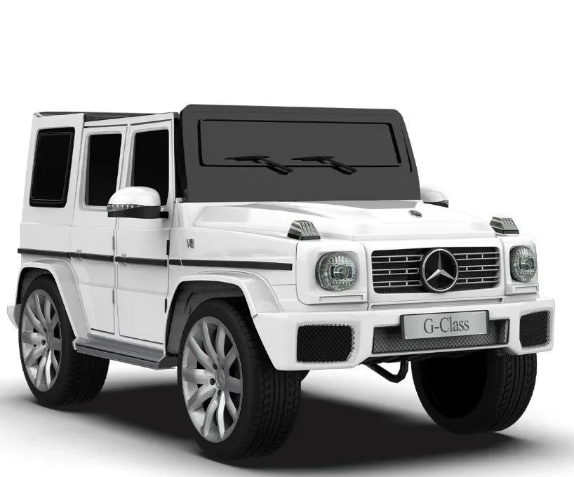 EMotorad Mercedes Benz G-Wagon Ride-On Car for Kids (White)
