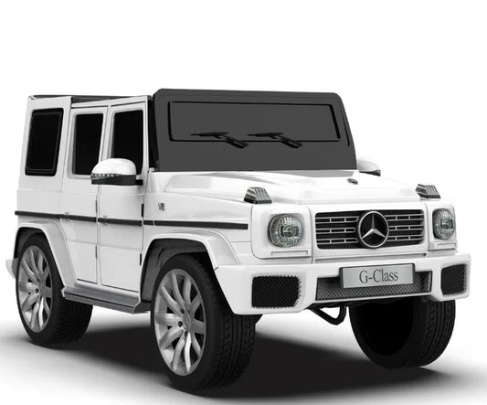 EMotorad Mercedes Benz G-Wagon Ride-On Car for Kids (White)