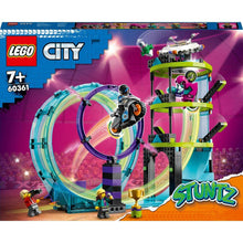 Lego City Ultimate Stunt Riders Challenge 60361 Building Toy Set (385 Pieces)
