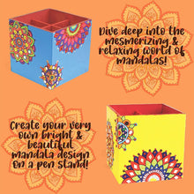 Kalakaram Paint Your Own Dot Mandala Art Pen Stand, with Design Templates, Dot Mandala Art Painting Kit, DIY Painting Craft Kit for Kids and Adults, Gift for Girls, with All Tools and Paints