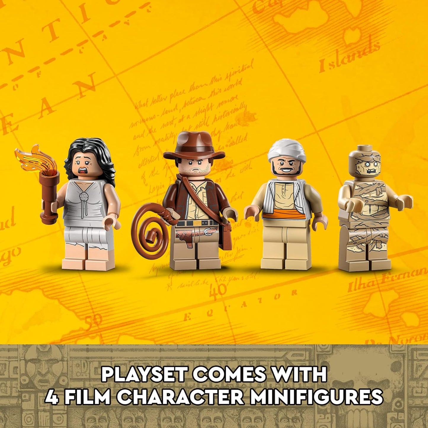 LEGO Indiana Jones Escape from The Lost Tomb 77013 Building Toy, Featuring a Mummy and an Indiana Jones Minifigure from Raiders of The Lost Ark Movie, Gift  Idea for Kids Ages 8+.