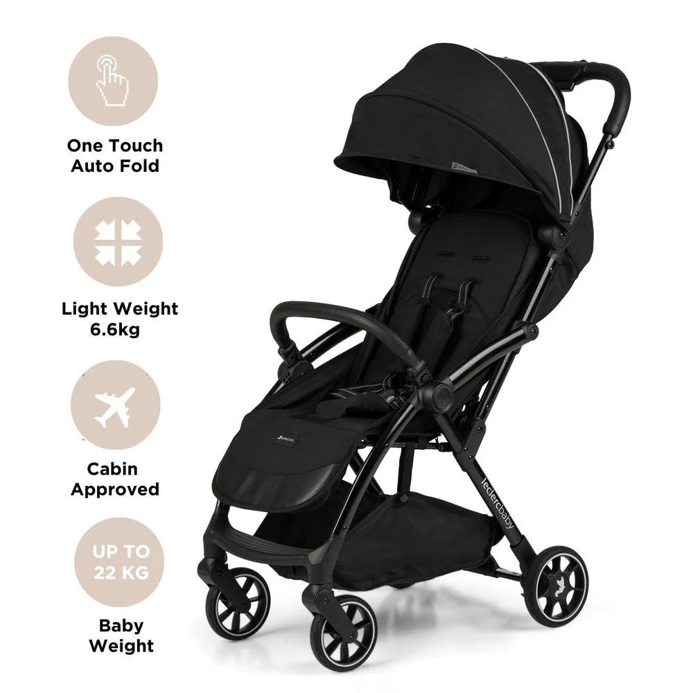 Leclerc Baby Influencer Air Stroller Piano Black