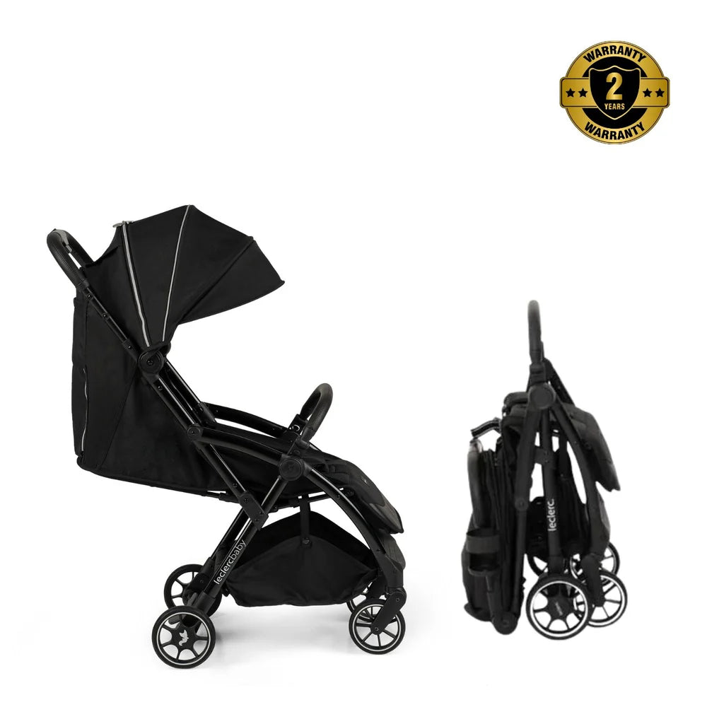 Leclerc Baby Influencer Air Stroller Piano Black