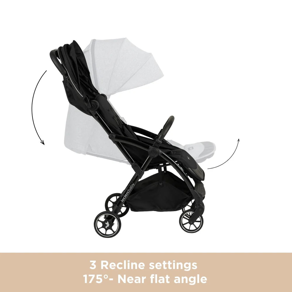 Leclerc Baby Influencer Air Stroller Piano Black