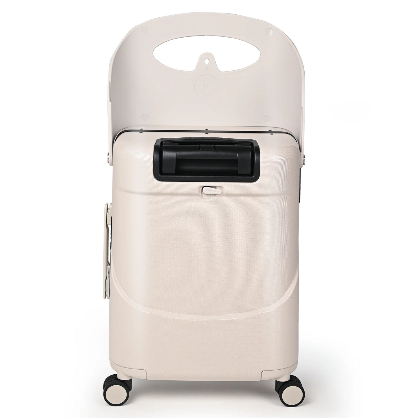 MIAMILY MIST GREY RIDE-ON TROLLEY CARRY-ON LUGGAGE 18 INCHES