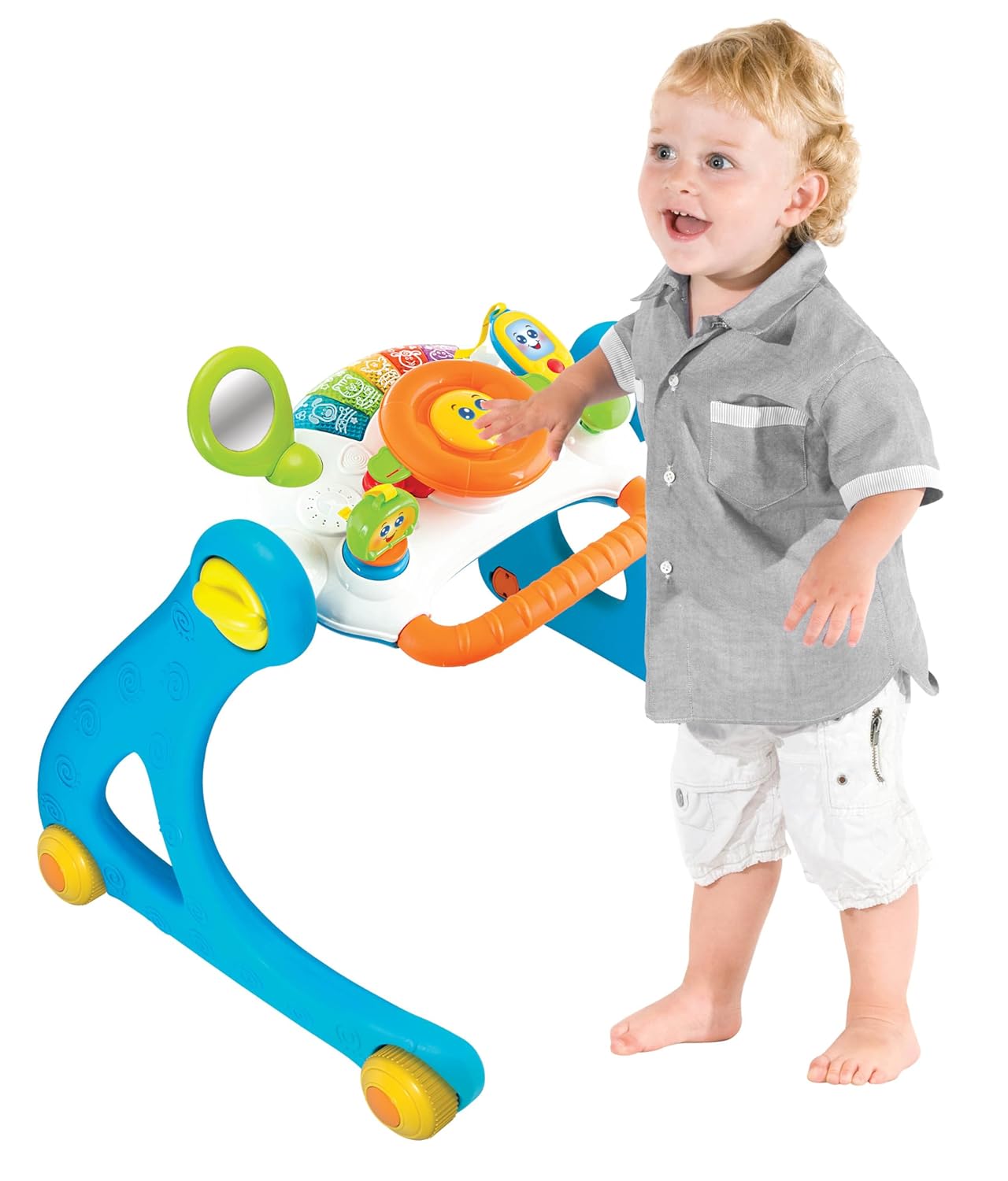 Winfun 5 in 1 Driver Play Gym Walker, Multi Color