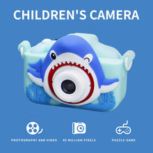 Toys Uncle Digital Video Camera for Kids with Protective Silicone Cover with inbuilt Games (SHARK)