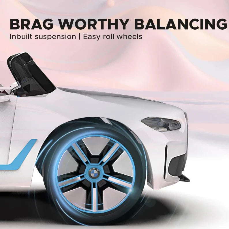 EMotorad BMW i4 Ride-On Car for Kids-(White)