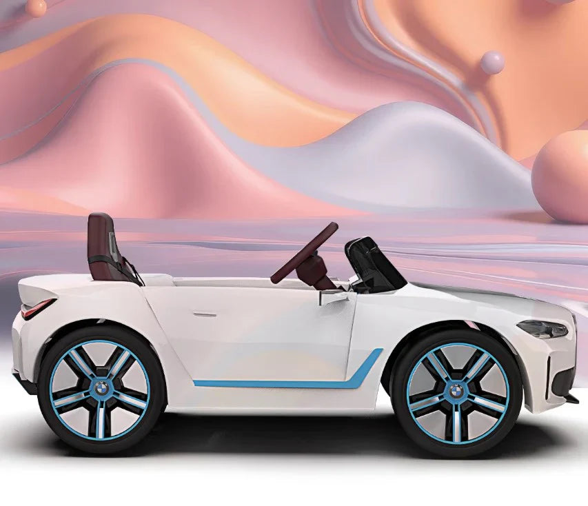 EMotorad BMW i4 Ride-On Car for Kids-(White)