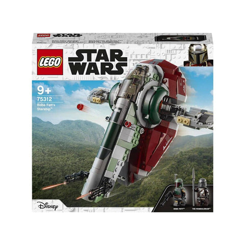 LEGO Star Wars Boba Fett’s Starship 75312 Building Kit (593 Pieces)