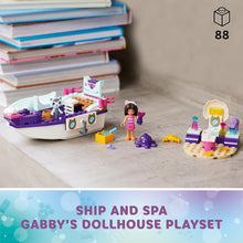 LEGO Gabby's Dollhouse Gabby & Mercat’s Ship & Spa 10786 Building Toy for Fans of The DreamWorks Animation Series, Boat Playset, Beauty Salon...