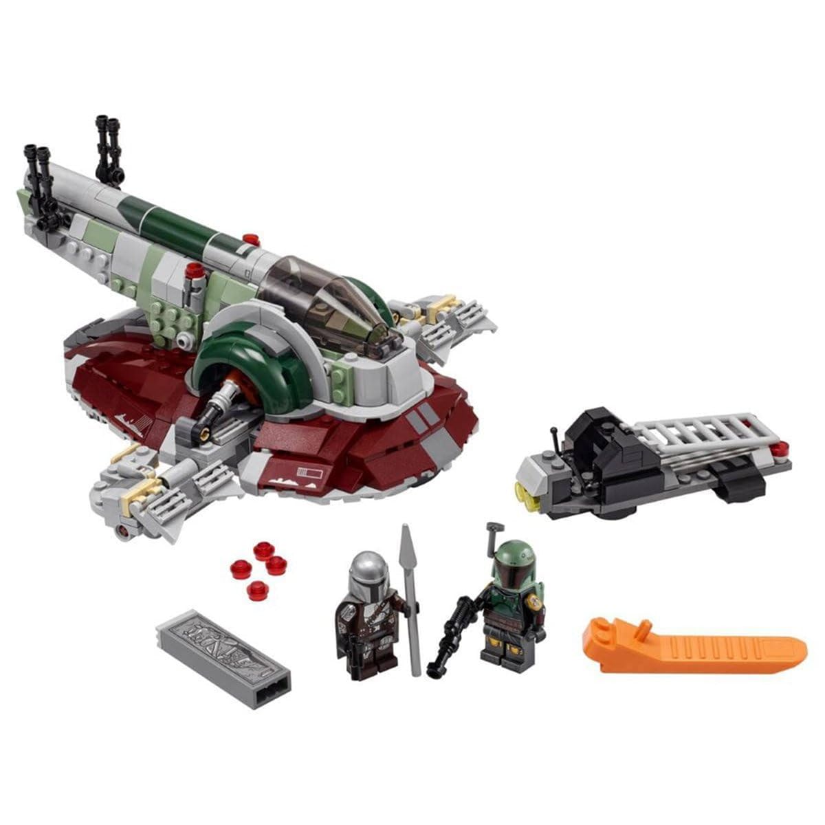 LEGO Star Wars Boba Fett’s Starship 75312 Building Kit (593 Pieces)