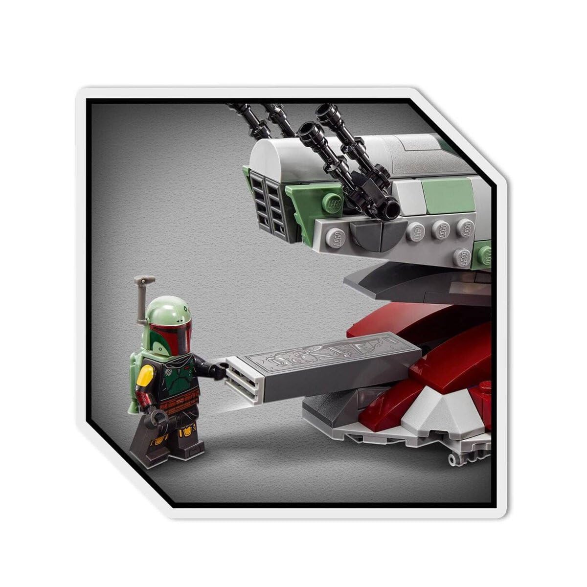 LEGO Star Wars Boba Fett’s Starship 75312 Building Kit (593 Pieces)