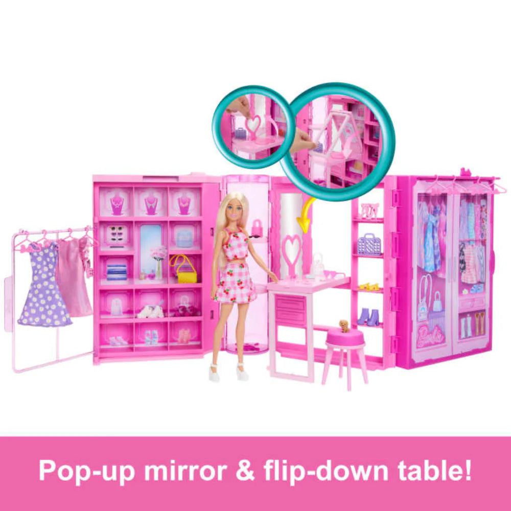 Barbie Dream Closet Doll, Playset And Accessories