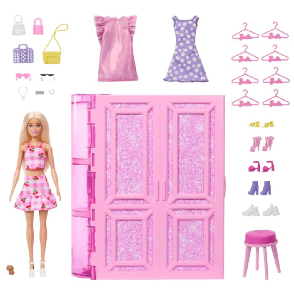 Barbie Dream Closet Doll, Playset And Accessories