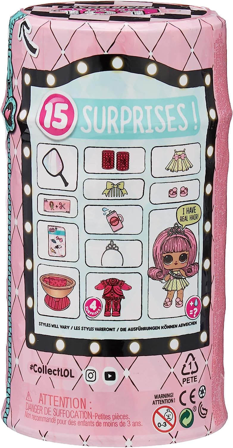L.O.L. Surprise 557067 Hairgoals Makeover Series 2 with 15 Surprises, Multicolor