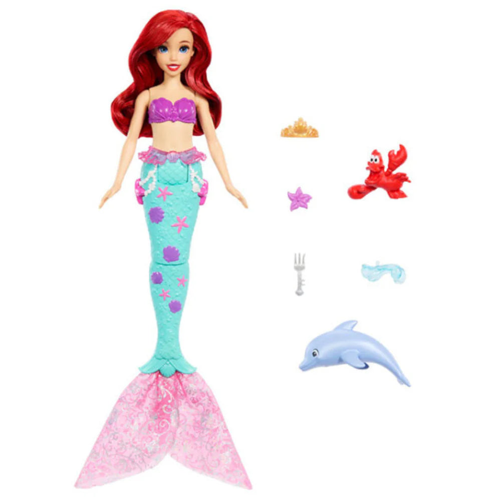 Disney Princess Ariel Doll with Animal and Accessories
