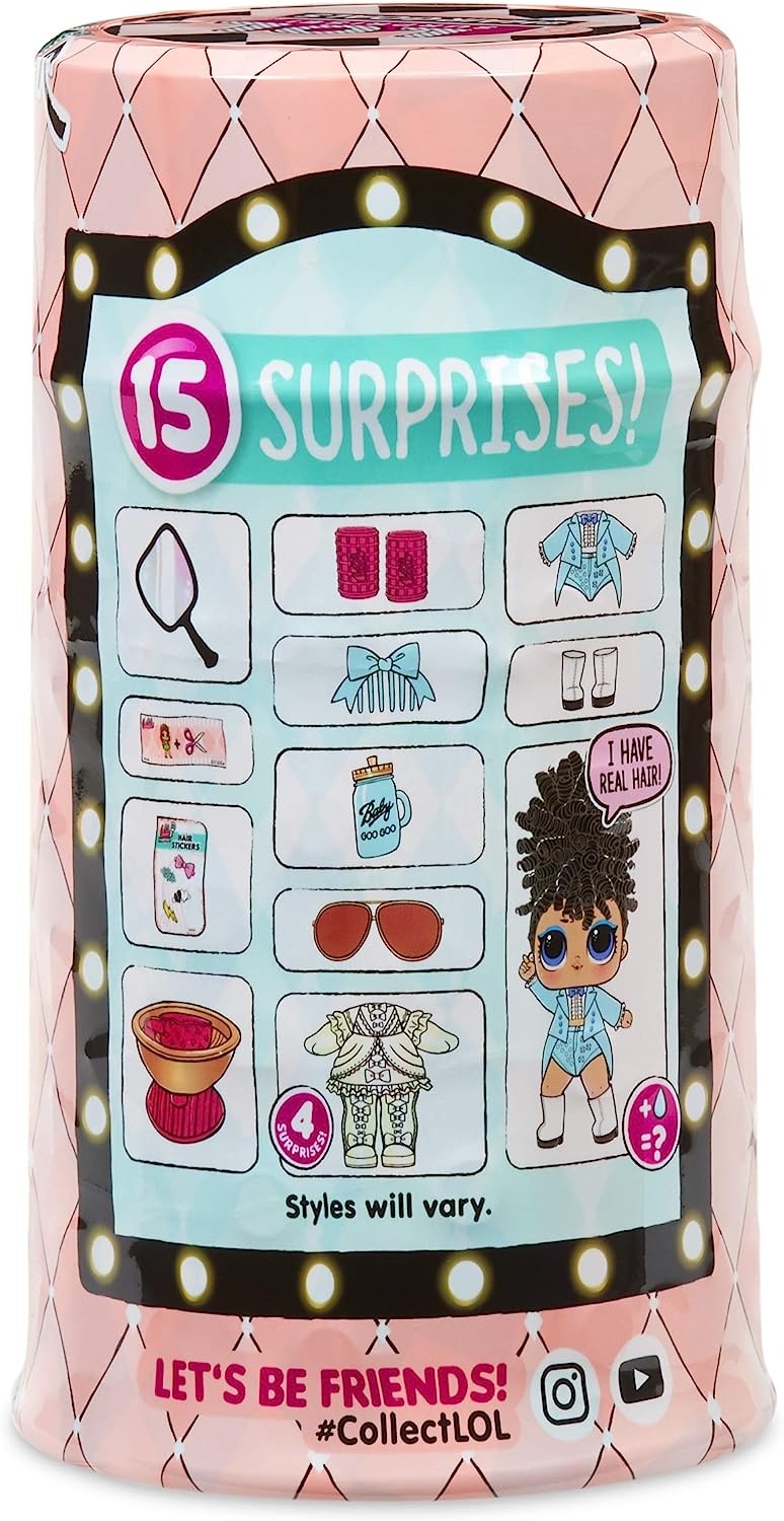L.O.L. Surprise Hairgoals Makeover Series with 15 Surprises, Multicolor