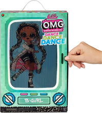 L.O.L. Surprise! OMG Dance Dance Dance B-Gurl Fashion Doll with 15 Surprises Including Magic Black Light, Shoes, Hair Brush, Doll Stand and TV Package