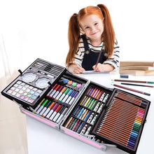 Toys Uncle All in one Art and Craft Set Professional Drawing Color Pencils, Oil Pastel, Sketches, Water Colors and Acrylic Paint (BTS)