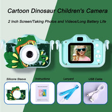 Toys Uncle Digital Video Camera for Kids with Protective Silicone Cover with inbuilt Games (Dinosaur)