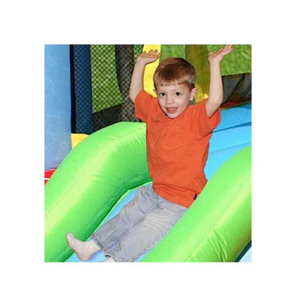 Happy Hop Castle Bouncer With Farmyard Ballpit