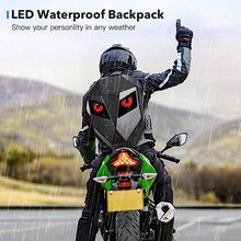 LED Backpack with APP Working, Laptop Bag Motorcycle Riding Backpack Waterproof Backpack with Programmable and Color Screen, Travel Backpack 25 ltrs